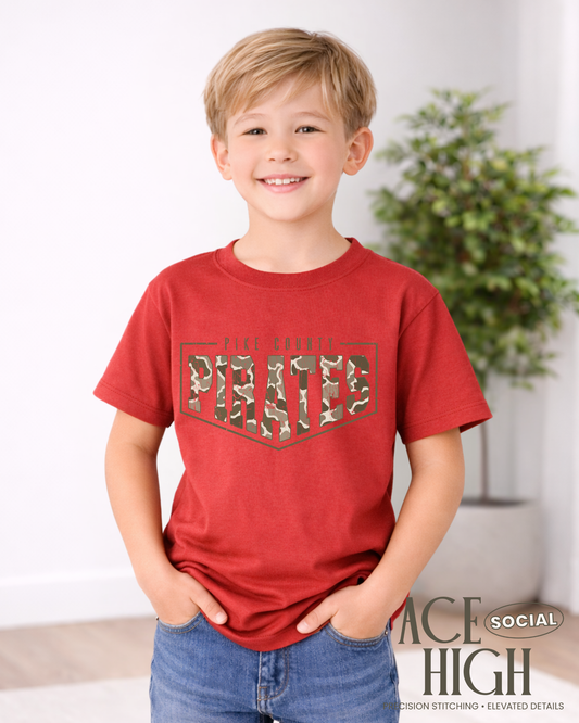 Pike County Pirates Camo - Comfort Color
