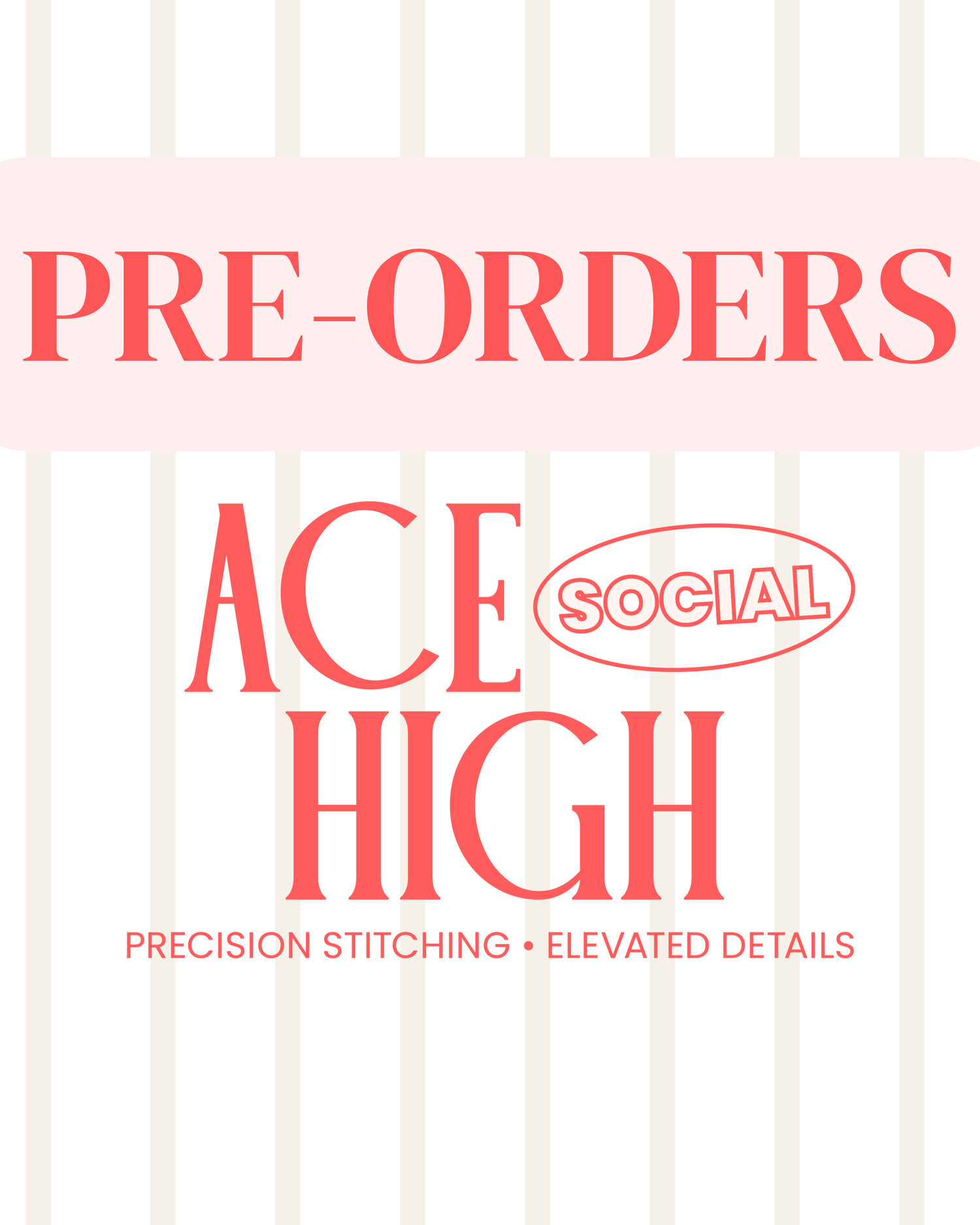 PRE-ORDERS